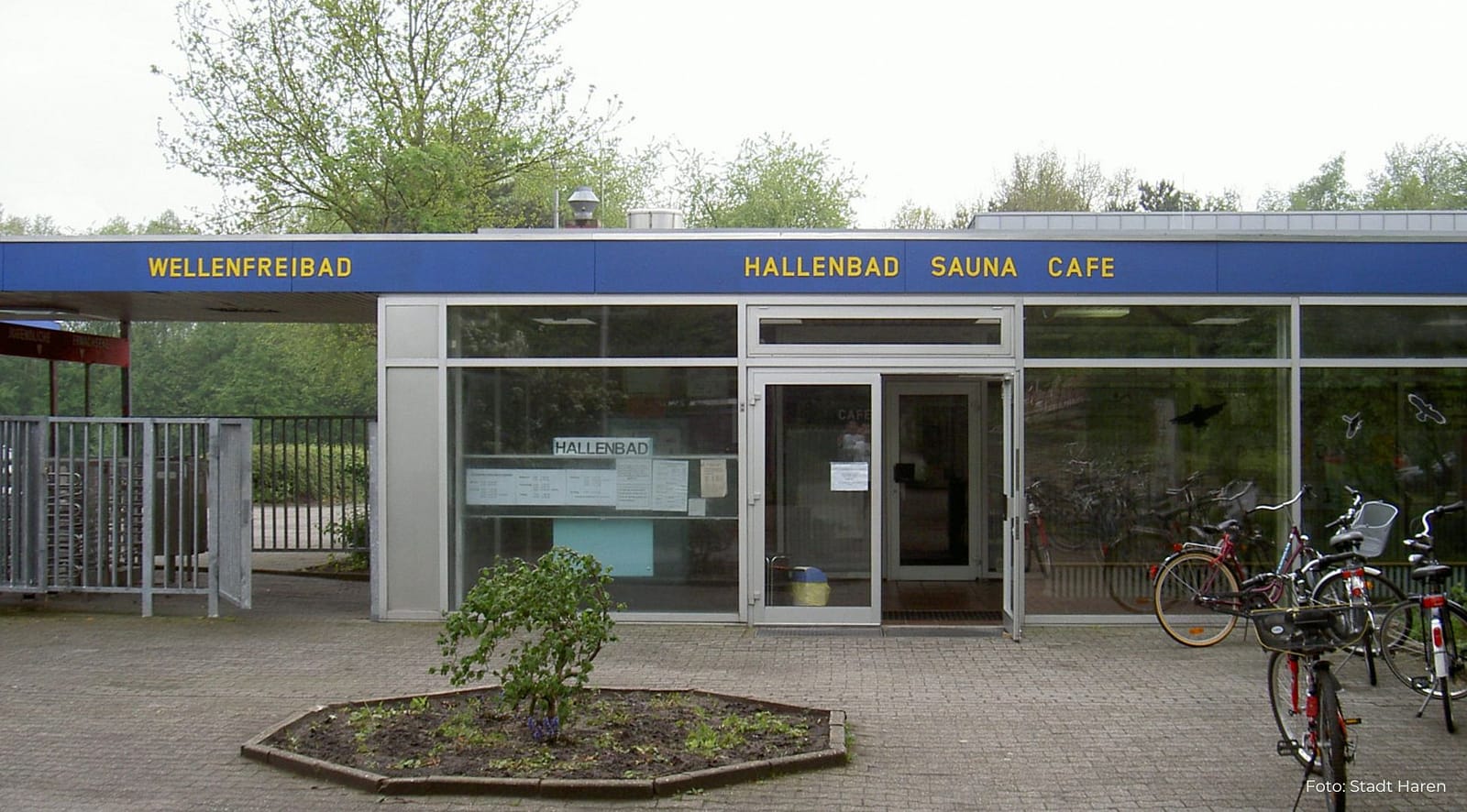 Hallenbad Haren Foto: Rückbauarbeiten am alten Hallenbad in Haren (Ems) starten in der nächsten Woche. Foto: Stadt Haren (Ems)